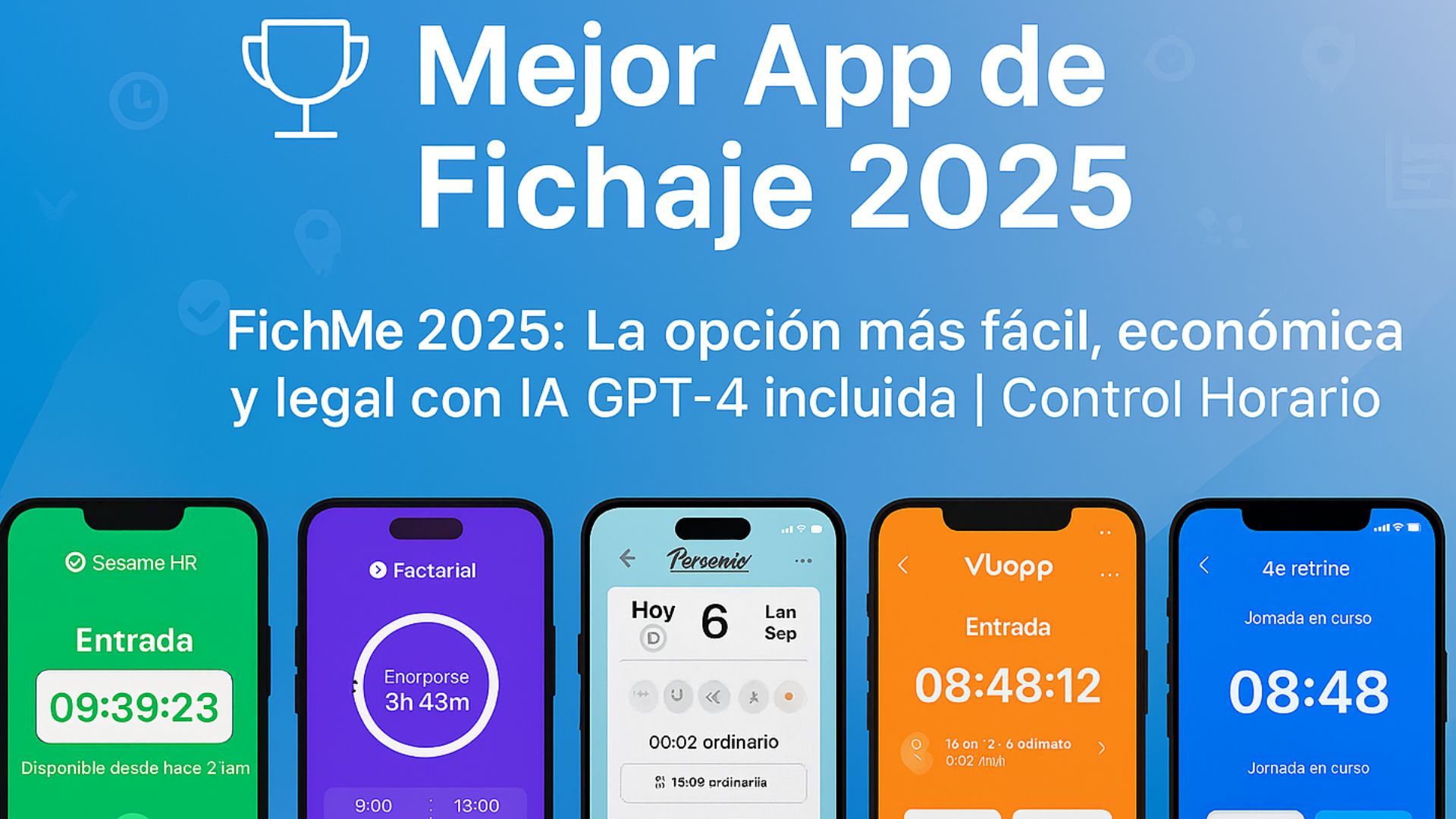 FichMe mejor opción control horario 2025 con IA GPT-4
